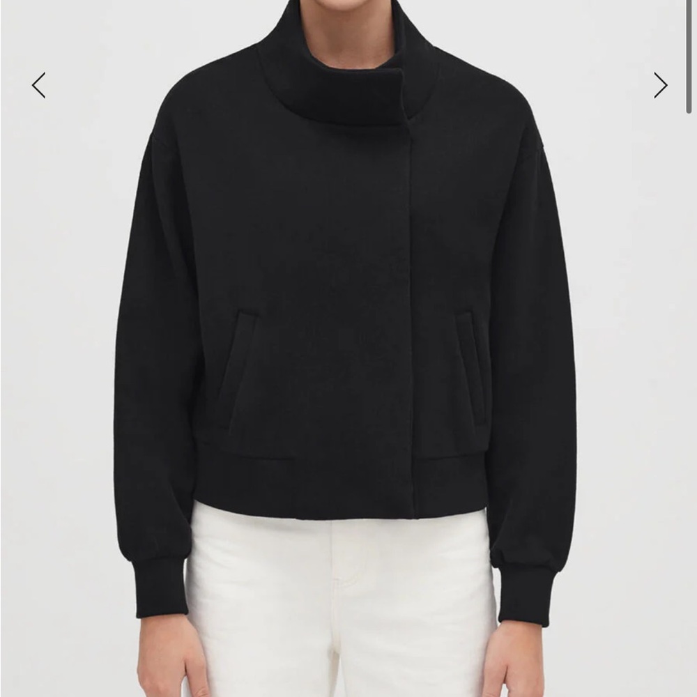 Cuyana Fleece Funnel Neck Jacket